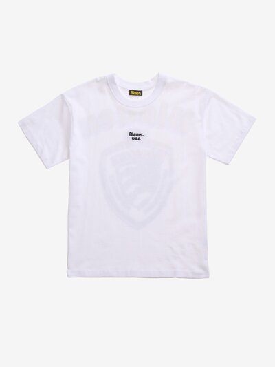 T-SHIRT MANLEY JUNIOR - Blauer
