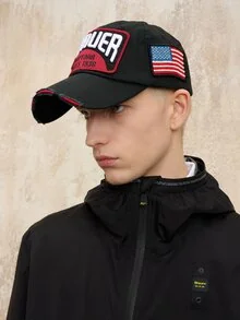 Blauer - CAPPELLINO BASEBALL BIKER ROWEN - Nero - 1