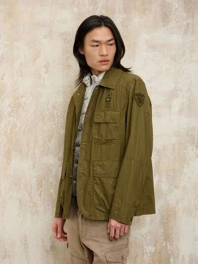 LONG COTTON JACKET MEDFORD - Blauer