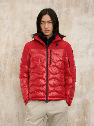 JACKET WITH TASLAN INLAYS WOLFE - Blauer