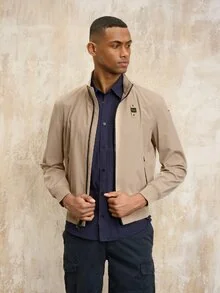 Blauer - BOMBER À BANDES ANSON - Beige 283 - 1