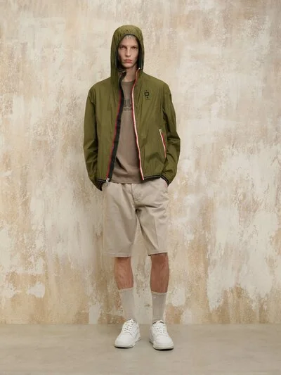 ジャケット・アウター 21ss C/N Drop Shoulder No Collar Jacket Collared Faux Leather Drop Shoulder Zip Jacket