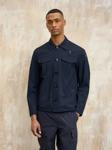 Blauer - MULTI-POCKET OVERSHIRT GORHAM - Blue - 1