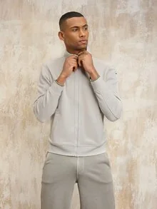 Blauer - SWEATSHIRT MIT REISSVERSCHLUSS CITY - Limestone - 1