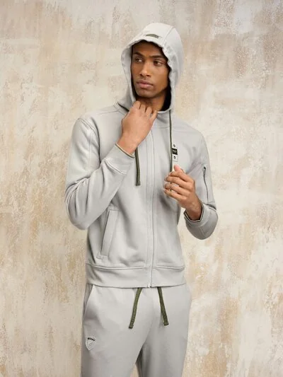 SWEATSHIRT MIT LEISTENTASCHE CARDINTON - Blauer