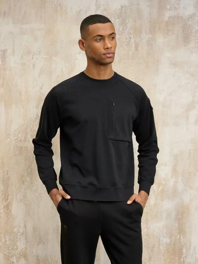 SWEAT-SHIRT RAS DU COU CAMDEN - Blauer