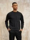 Blauer - CAMDEN CREW NECK SWEATSHIRT - Black - Blauer