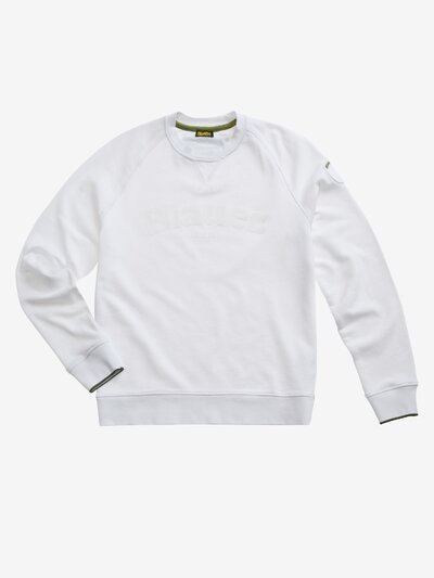 CAMP FLOCK LETTERING SWEATSHIRT - Blauer