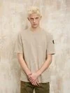 Blauer - T-SHIRT WAFFEL HERBERT - Grigio Nebbia - Blauer