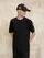 Blauer - T-SHIRT WAFFEL HERBERT - Black - Blauer