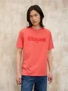 Blauer - T-SHIRT IN TONO BOURNE - Rosa Corallo - Blauer