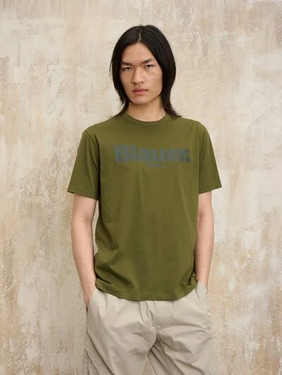 T-SHIRT TON SUR TON BOURNE - Blauer