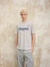 Blauer - T-SHIRT GOMMATA 3D FAVRE - Limestone - Blauer