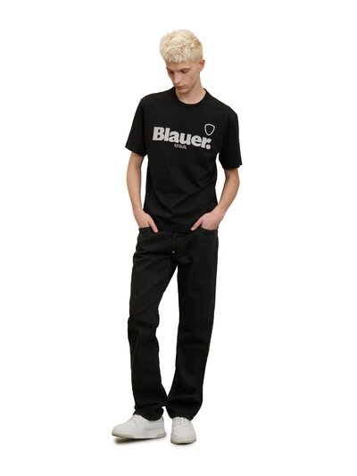 3D RUBBERIZED T-SHIRT FAVRE - Blauer