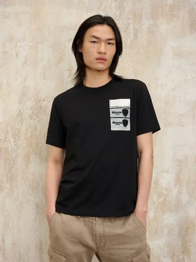 T-SHIRT RÉFLÉCHISSANT PALMER - Blauer