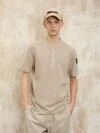 Blauer - T-SHIRT SERAFINO HARBOR - Grigio Nebbia - Blauer