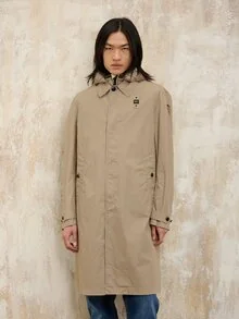 Blauer - LONG CAR COAT HUDSON - Beige 283 - 1