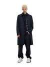 Blauer - LONG ENGLISH STYLE COAT HUDSON - Blue - Blauer