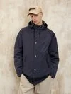 Blauer - LONG TRENCH COAT CHILTON - Blue - Blauer