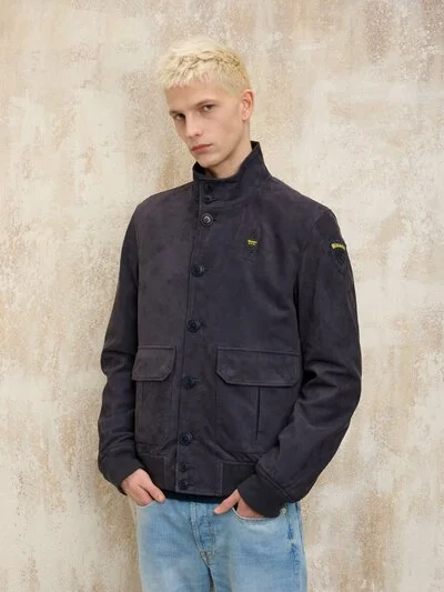 ATHOL NUBUCK MILITARY JACKET - Blauer