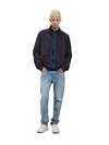 Blauer - ATHOL NUBUCK MILITARY JACKET - Blue - Blauer