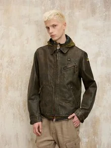 Blauer - СТАРЕНАЯ КУРТКА ХЬЮМС - Bark Brown - 1