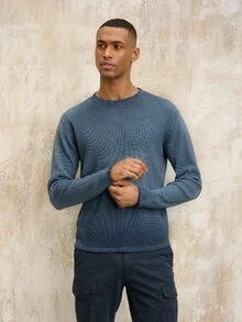 Blauer - KEMBLE DEGRADED SWEATER - Blue - 1