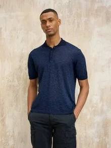 Blauer - NOBLE FLAMED SWEATER - Blue - 1