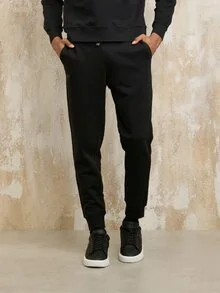Blauer - PANTALON EN MOLLETON ANDERSON - Black - 1