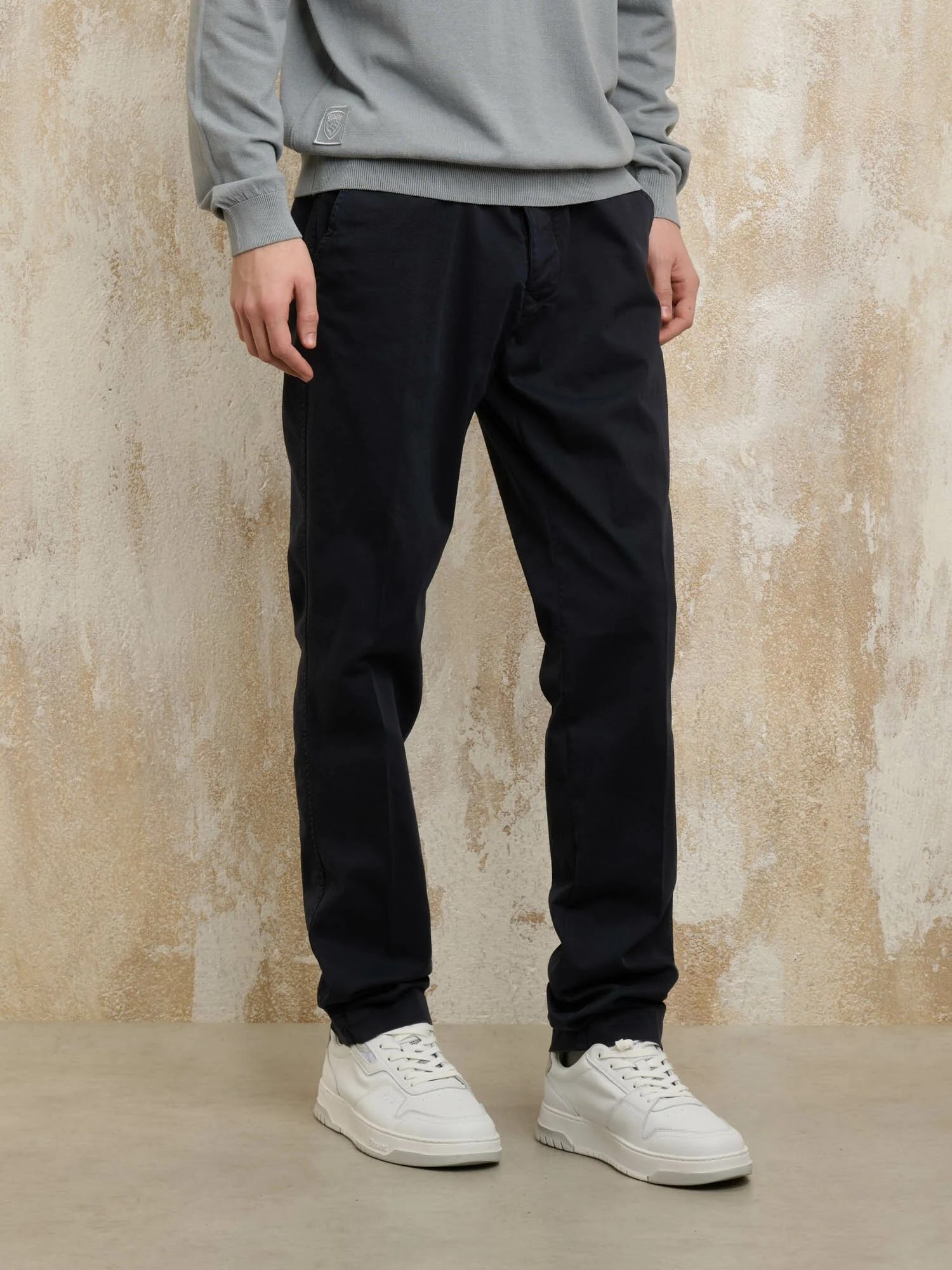 Blauer - PANTALONES CHINO MALDEN - Blue - Blauer