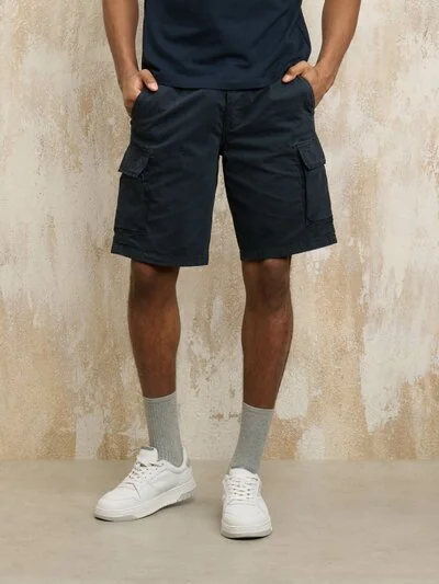 SHORT CARGO TEINT GALLUPS - Blauer