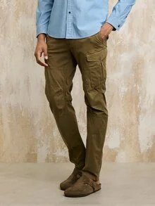 Blauer - PANTALON TEINTÉ MAFFA - Military Green - 1