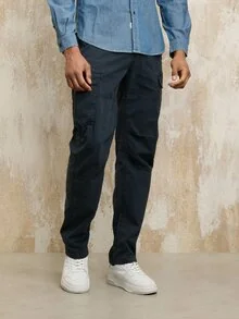 Blauer - PANTALON TEINTÉ MAFFA - Blue - 1