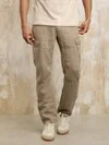 Blauer - MAFFA LINEN TROUSERS - Beige 282 - Blauer