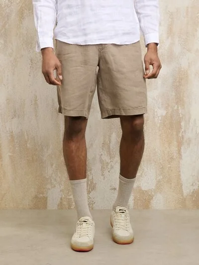 DUVAL LINEN SHORTS_