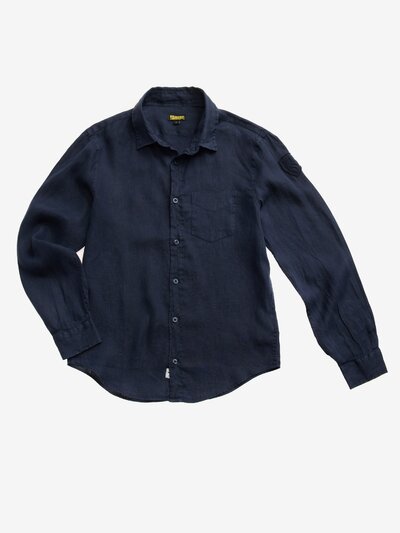 SWAN GARMENT-DYED LINEN SHIRT_1