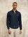 Blauer - SWAN GARMENT-DYED LINEN SHIRT - Blue - Blauer