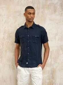 Blauer - BENSON SHORT SLEEVE SHIRT - Blue - 1