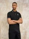 Blauer - DOUBLE STRIPE POLO AGASSIZ - Black - Blauer