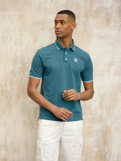 POLO CON PERFIL EN CONTRASTE DAMON