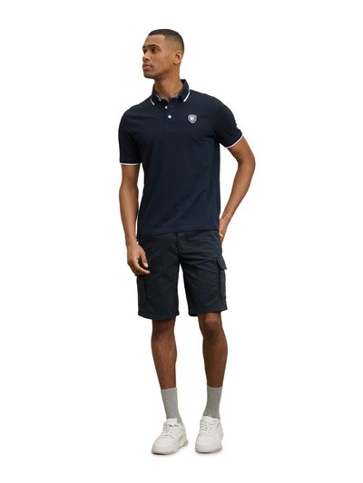 POLO SHIRT WITH CONTRASTING TRIM DAMON - Blauer