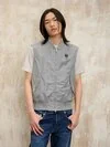 Blauer - SLEEVELESS BOMBER HAMBLEN - Griffon Grey - Blauer