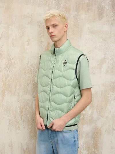 ÄRMELLOS MIT WELLEN DANNY - Blauer