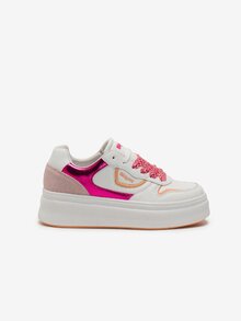 Blauer - SNEAKER EMERY03/LEM - Bianco Fuxia - 1
