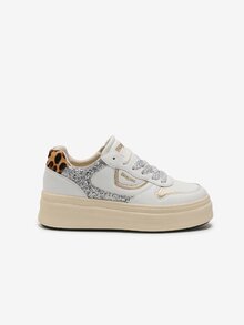 Blauer - SNEAKER EMERY03/LEO - Bianco / Leopardato - 1