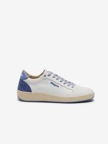 Blauer - SNEAKER OLYMPIA01/LEC - Bianco Inserto Avio - 1