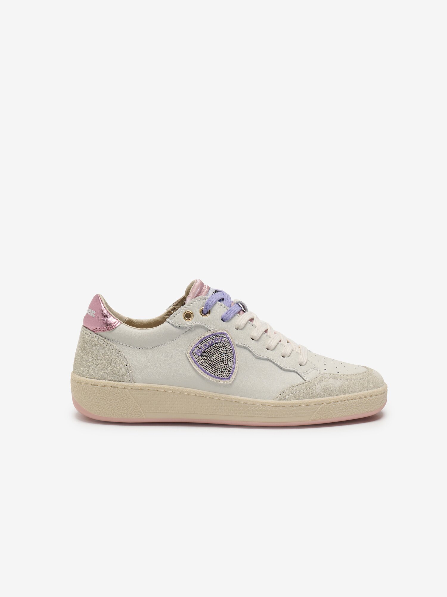 Blauer - SNEAKER OLYMPIA11/DIV - Bianco Pink - Blauer