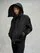 Blauer - BOMBER WITH FUR AND HOOD NEAREN - Black - Blauer