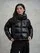 Blauer - CHAQUETÓN MICRO RIP GLORIA - Black Inside Beige 301 - Blauer