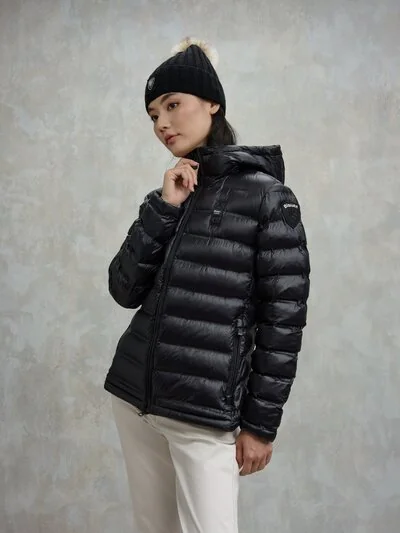 DAMEN-BLOUSON MIT KONTRASTFUTTER ELLIS - Blauer